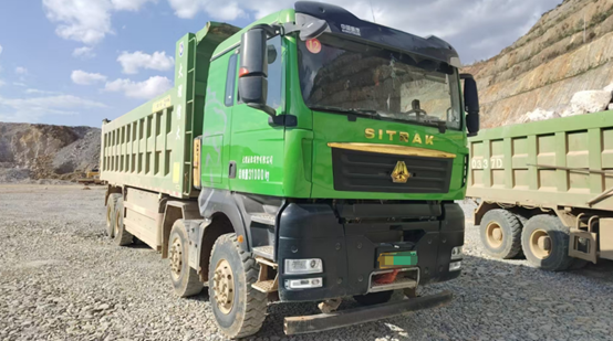 卡友亲证！汕德卡纯电自卸车——砂石料运输就选它，耐磨抗造超出预期！