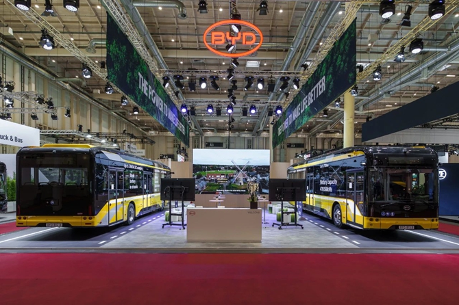 比亚迪亮相2025德国UITP全球公交峰会，加速欧洲公交电动化进程
